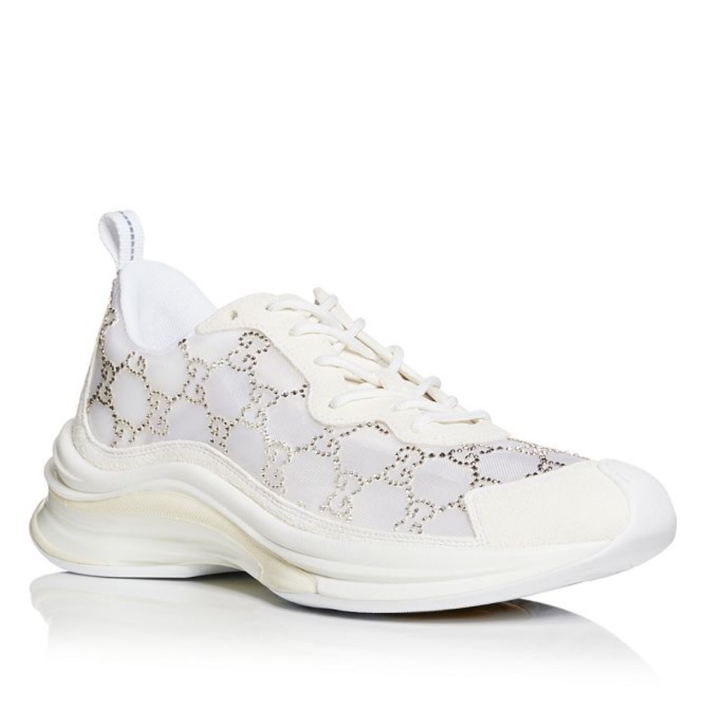 Gucci Embellished GG Crystal Sneakers